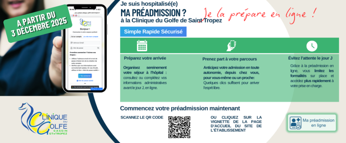 Ma préadmission Je la fais en ligne !